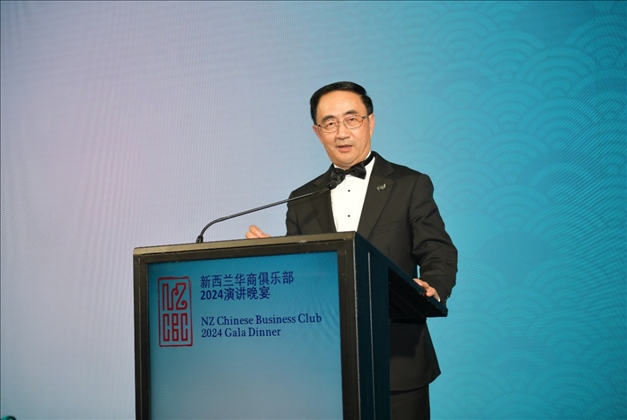 新西蘭華商俱樂(lè)部和華商聯(lián)合總會(huì)主席楊健。主辦方供圖