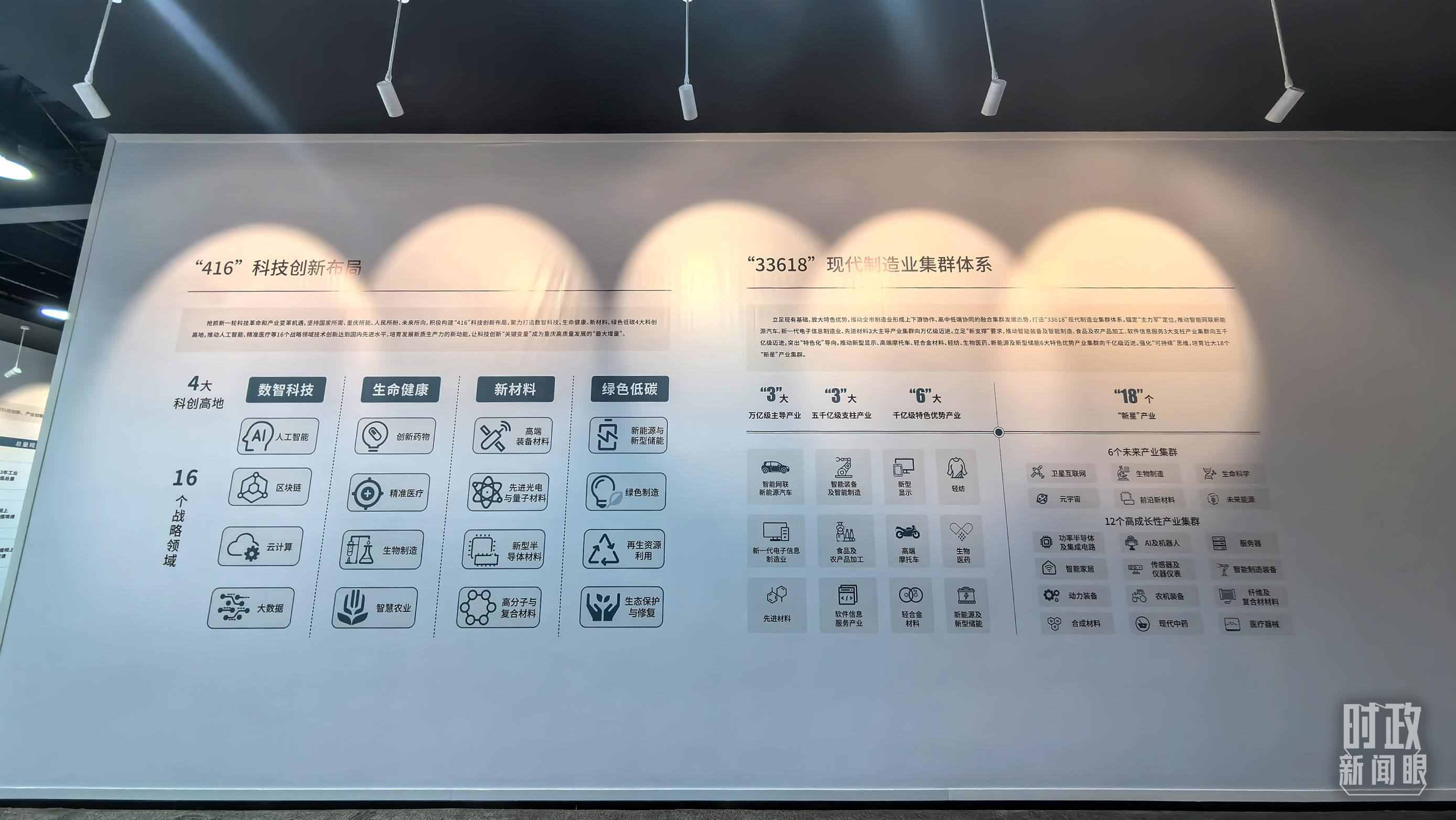 △重慶科技創(chuàng)新和產(chǎn)業(yè)發(fā)展成果展示。（總臺(tái)央廣記者潘毅拍攝）