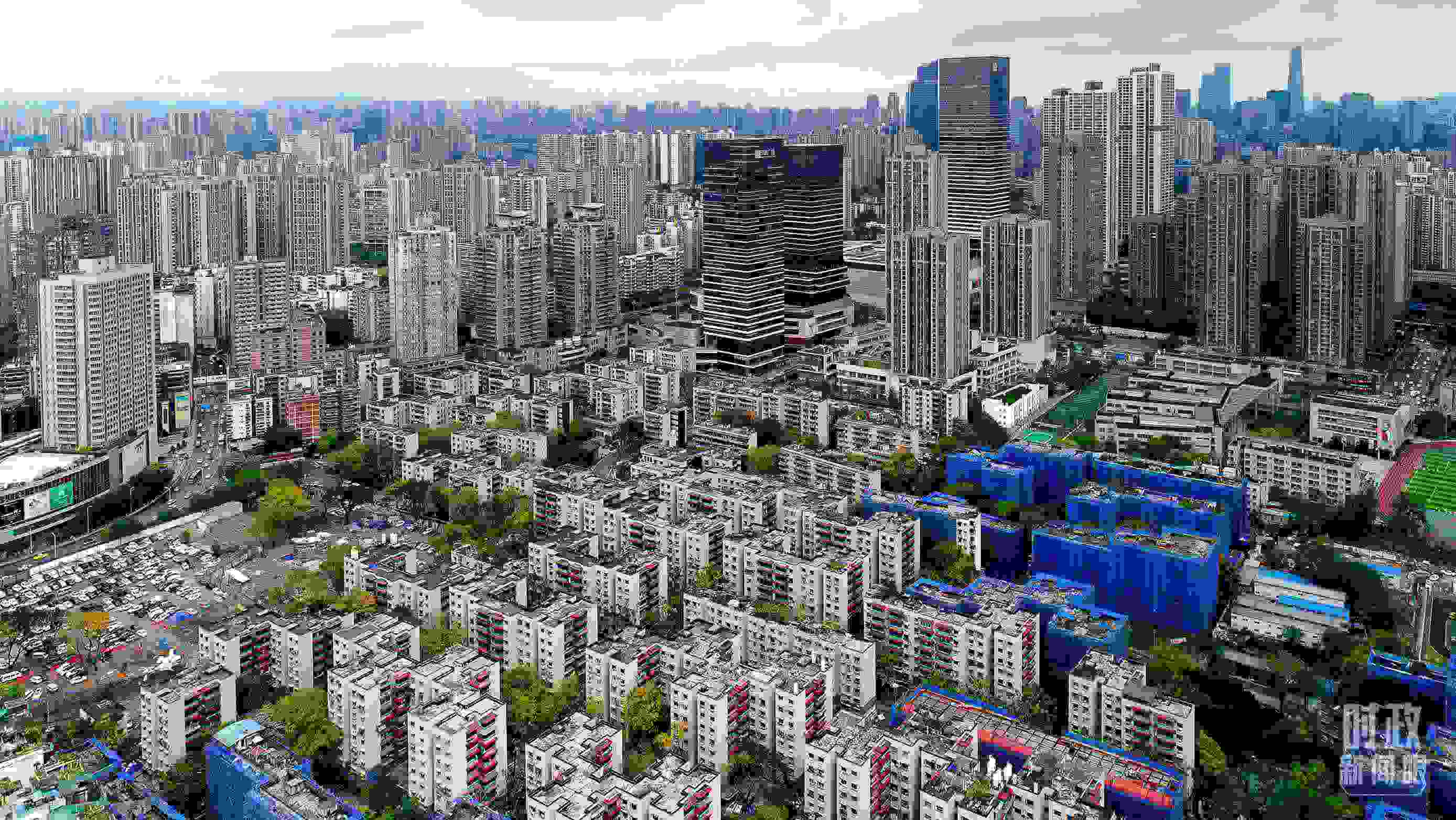 △九龍坡區(qū)謝家灣街道民主村社區(qū)。（總臺(tái)記者于濱拍攝）