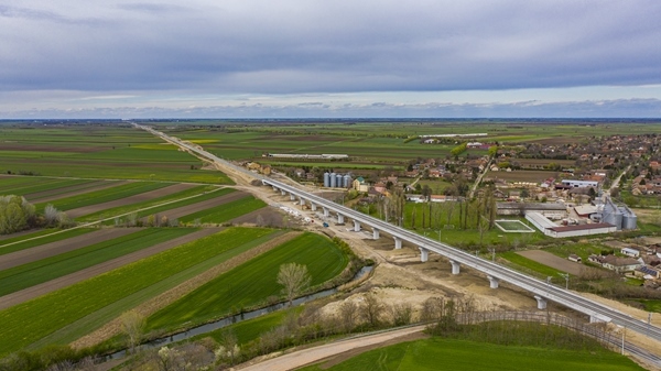 匈塞鐵路塞爾維亞境內(nèi)。中國鐵路國際有限公司供圖