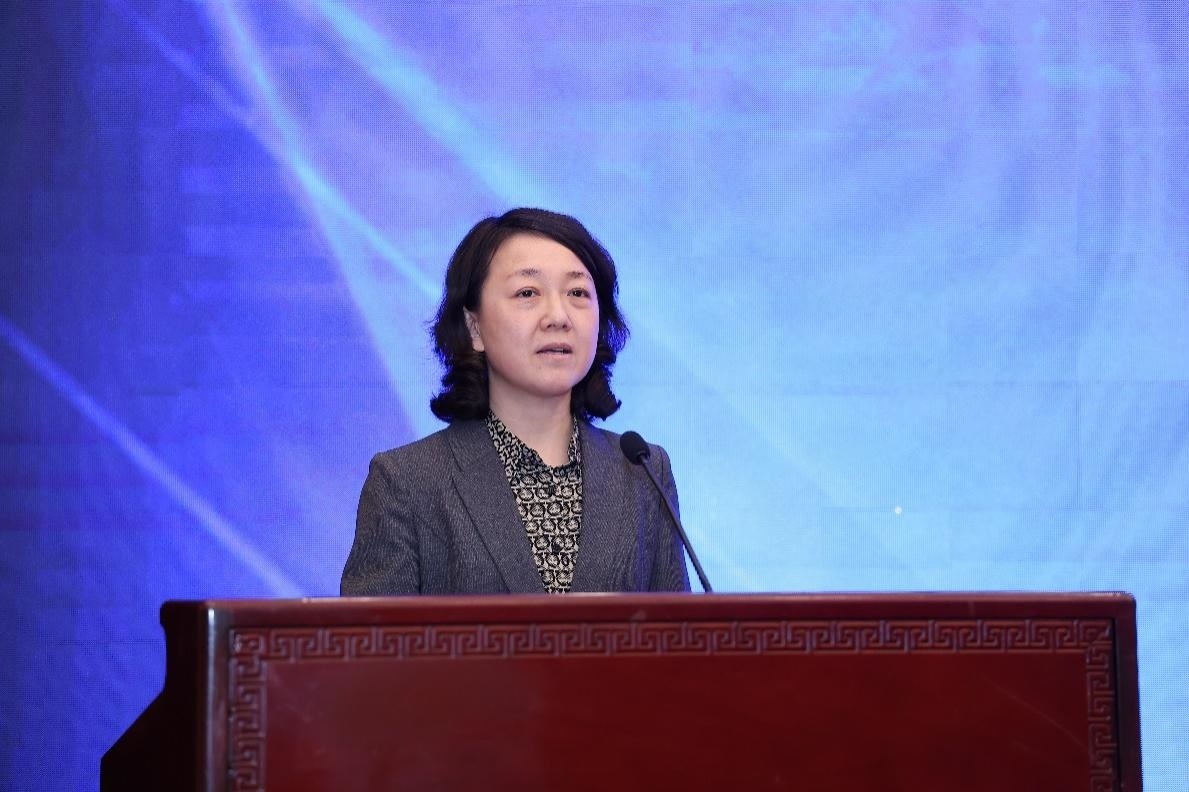 中華全國新聞工作者協(xié)會黨組成員、書記處書記吳兢致辭。主辦方供圖