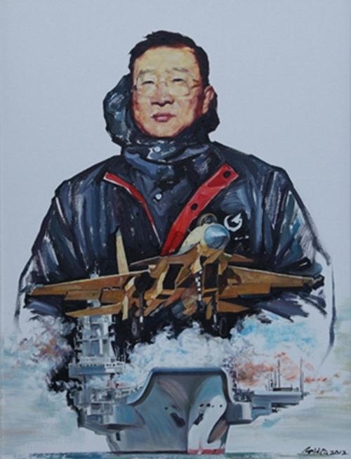 《羅陽》油畫。校方供圖