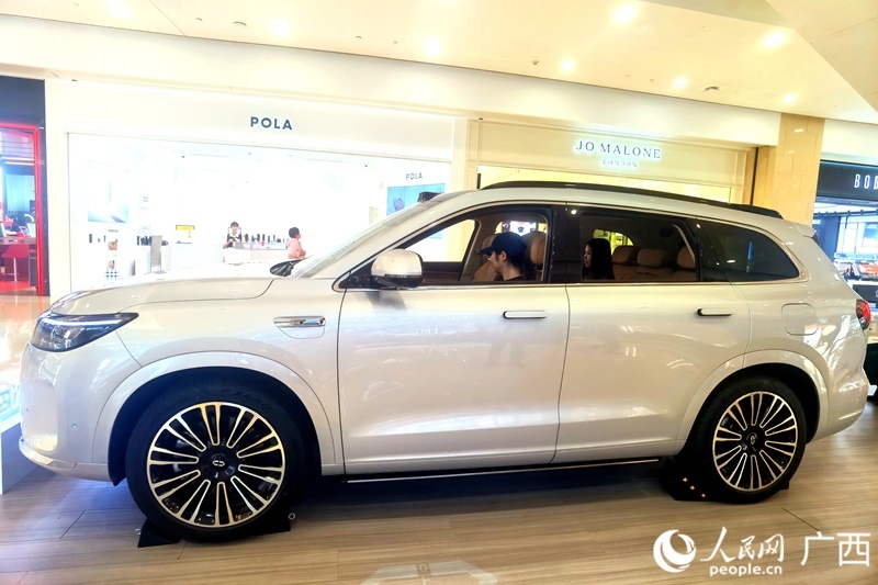  消費(fèi)者在試駕汽車。人民網(wǎng)記者 陳燕攝