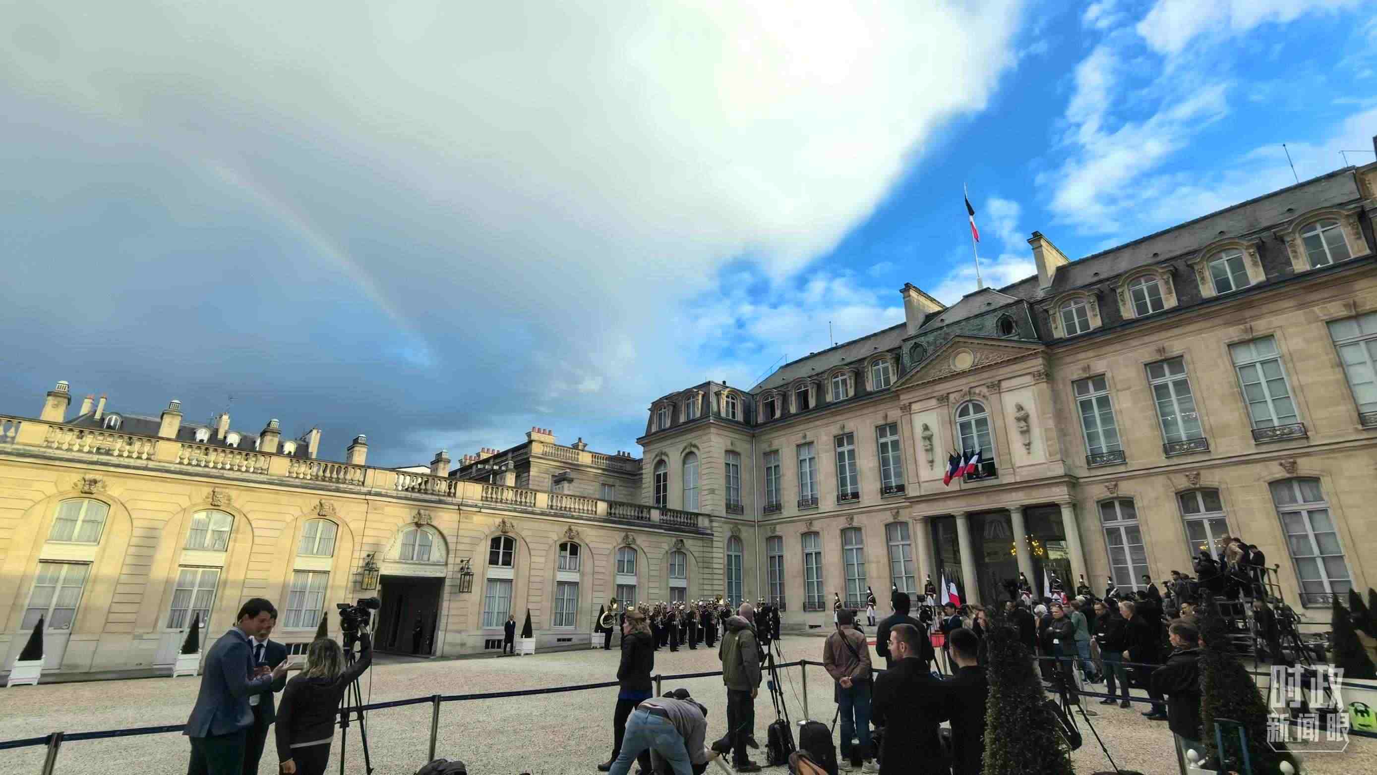 △愛麗舍宮。（總臺(tái)央視記者馬超拍攝）