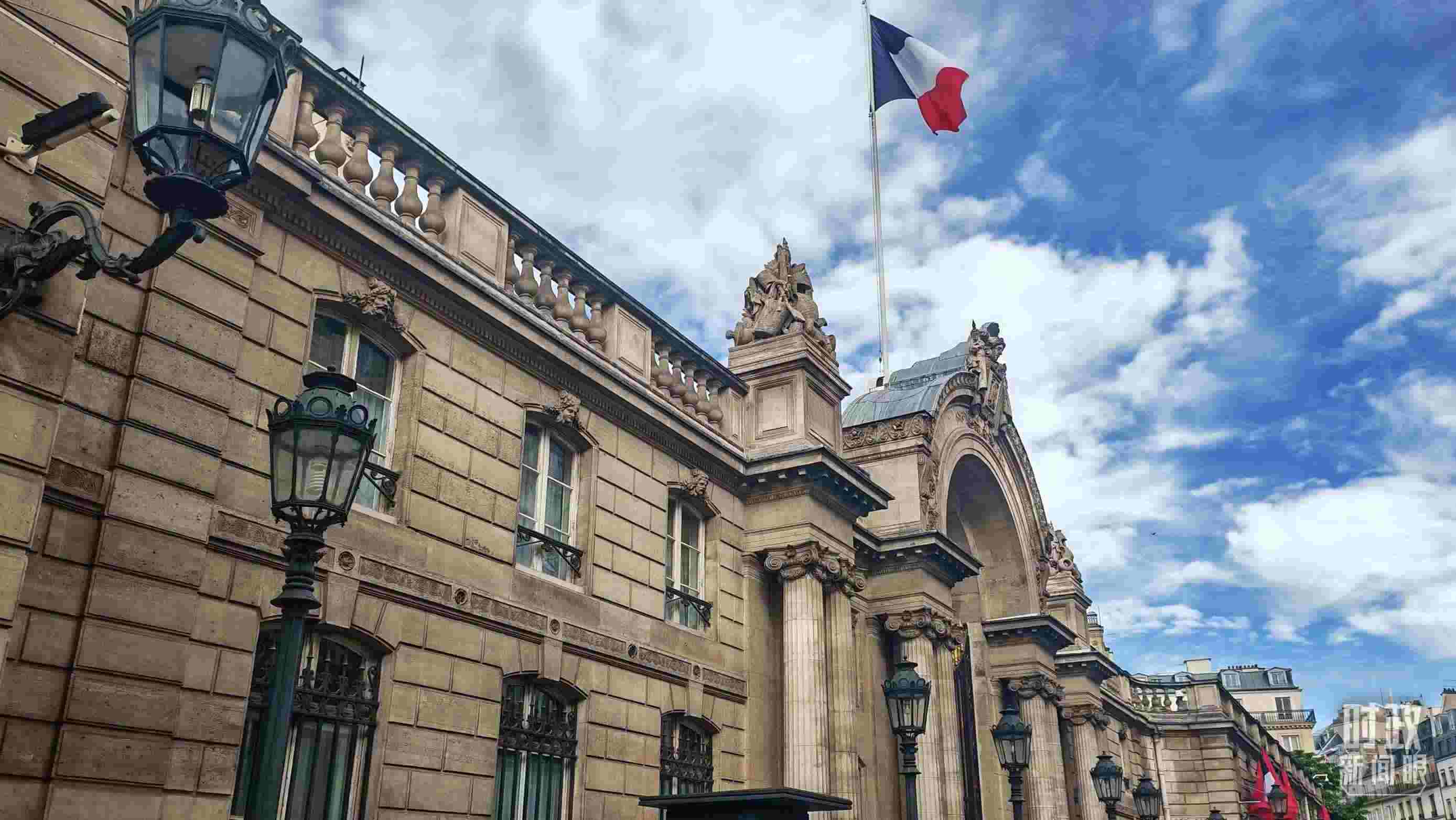 △愛麗舍宮。（總臺(tái)央視記者劉琦拍攝）