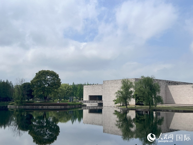 良渚博物院外觀。人民網(wǎng)記者 崔越攝