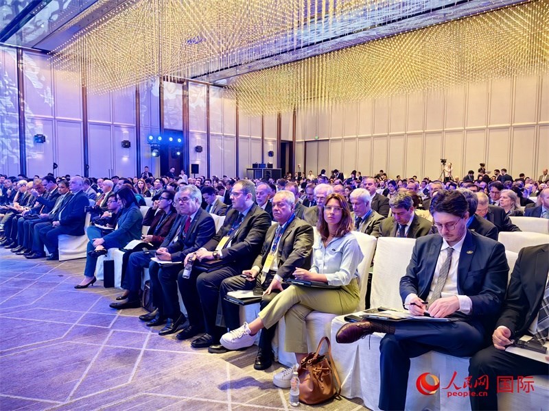 中國—巴西商業(yè)研討會現場。人民網記者 符園園攝