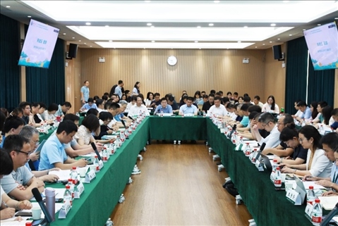 守正創(chuàng)新推動(dòng)思政課建設(shè)內(nèi)涵式發(fā)展學(xué)術(shù)研討會(huì)現(xiàn)場(chǎng)。武漢大學(xué)供圖