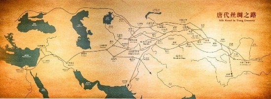 唐代絲綢之路，經(jīng)過新疆眾多地區(qū)。（圖片來源：視覺中國）