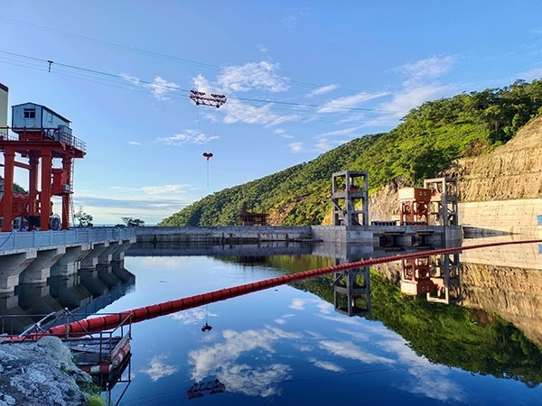 剛果（金）布桑加水電站水庫(kù)。中鐵資源集團(tuán)供圖