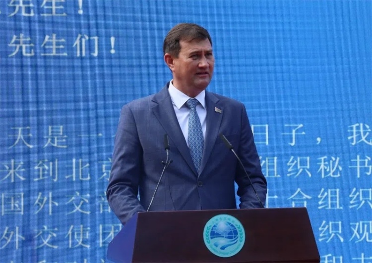 白俄羅斯外交部長(zhǎng)馬克西姆·雷任科夫出席活動(dòng)并致辭。主辦方供圖