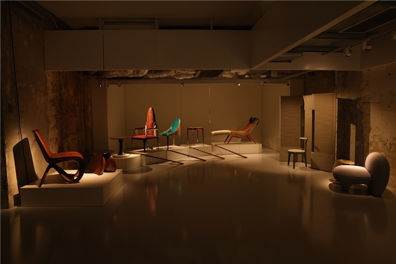 《新生萬物-中國非遺與當(dāng)代設(shè)計展》展廳。陽光媒體集團(tuán)供圖