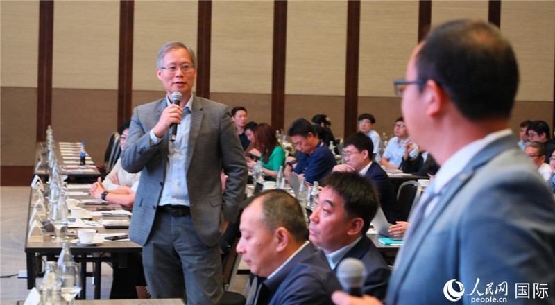 講座現(xiàn)場互動。人民網(wǎng)記者 簡承淵攝