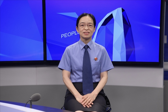 最高人民檢察院行政檢察廳二級高級檢察官張立新。人民網(wǎng)記者 王曉嘯攝