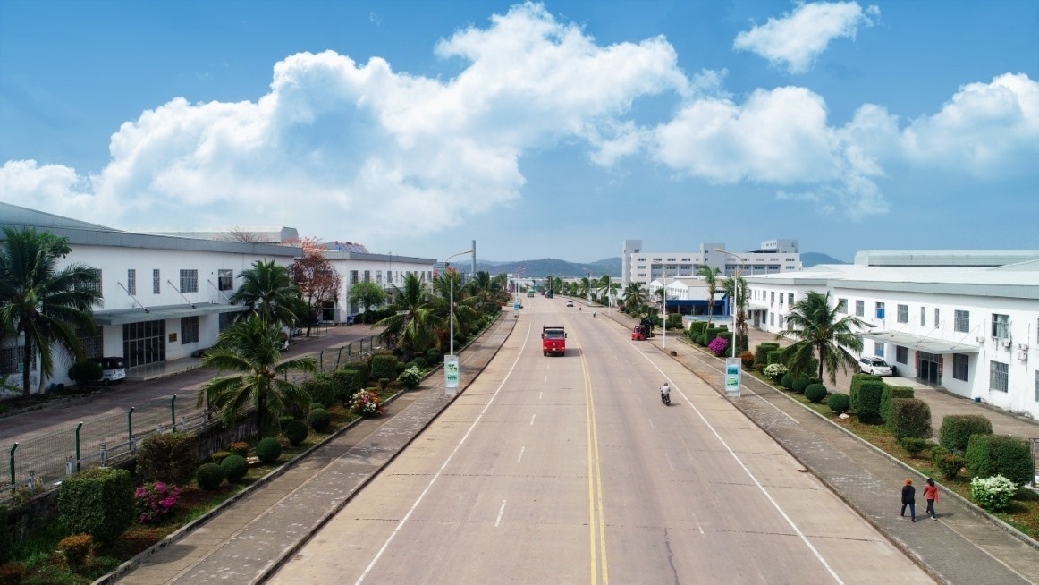 西哈努克港經(jīng)濟特區(qū)園區(qū)。西港特區(qū)公司供圖