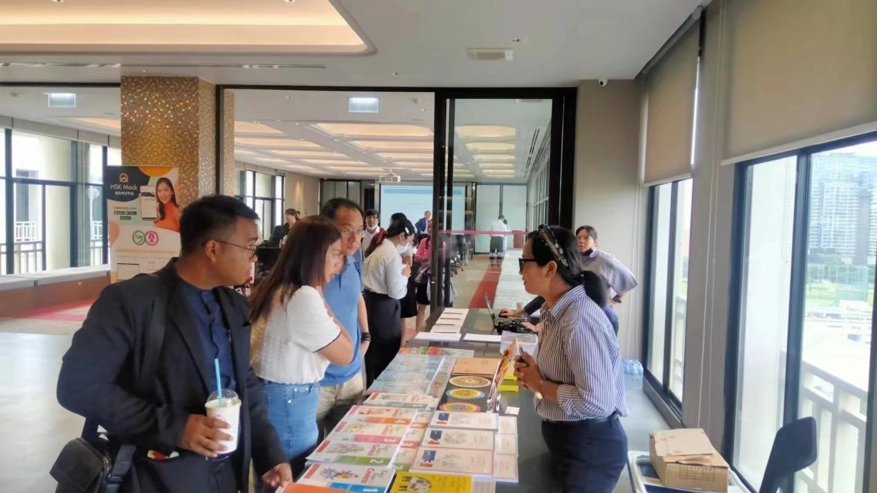 泰國中文教育精英教師高端培訓活動現(xiàn)場。泰國朱拉隆功大學孔子學院供圖