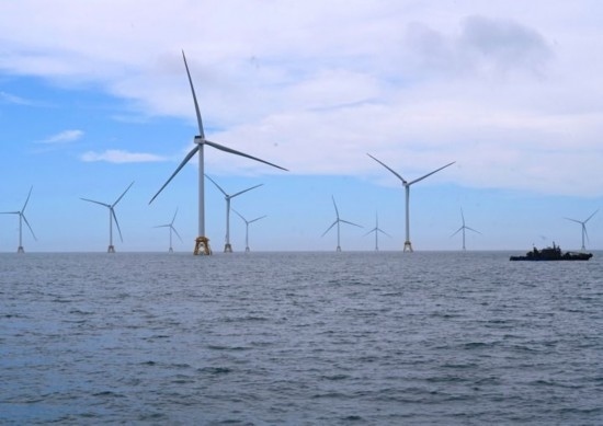 2024年6月19日拍攝的三峽集團(tuán)漳浦二期海上風(fēng)電項(xiàng)目。新華社記者 林善傳 攝