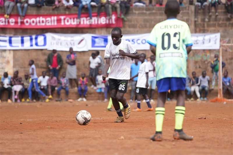 足球比賽現(xiàn)場(chǎng)。主辦方供圖