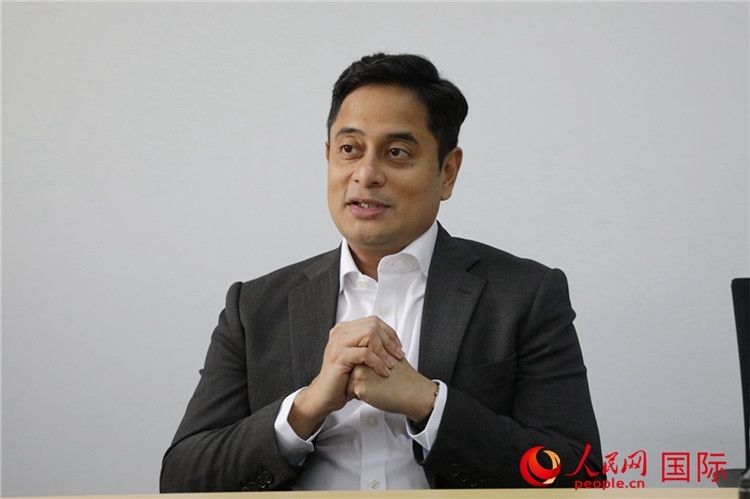 8月16日，雪蘭莪州創(chuàng)新與數(shù)字基礎(chǔ)設(shè)施執(zhí)行委員會主席法米接受人民網(wǎng)專訪。人民網(wǎng) 王婧攝