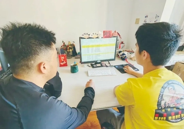 一起上課的畫(huà)面。北京航空航天大學(xué)供圖