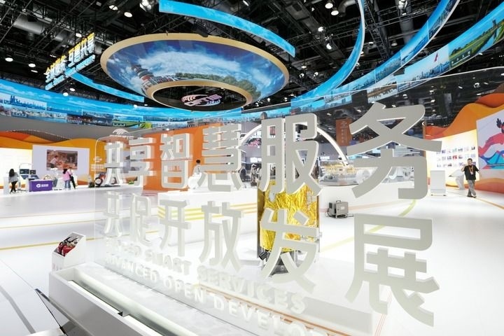 這是2024年9月11日拍攝的國家會議中心內景。新華社記者 鞠煥宗 攝