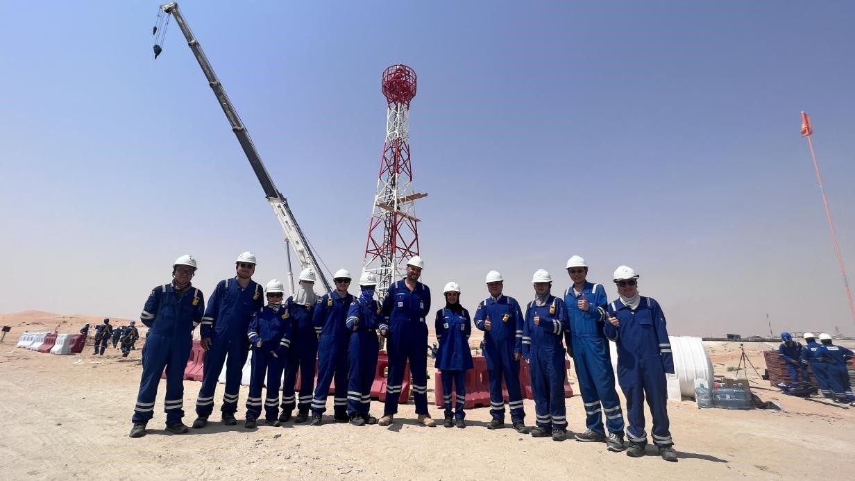 紅外線氣體監(jiān)測及智能預警系統(tǒng)安裝現(xiàn)場，振華石油供圖