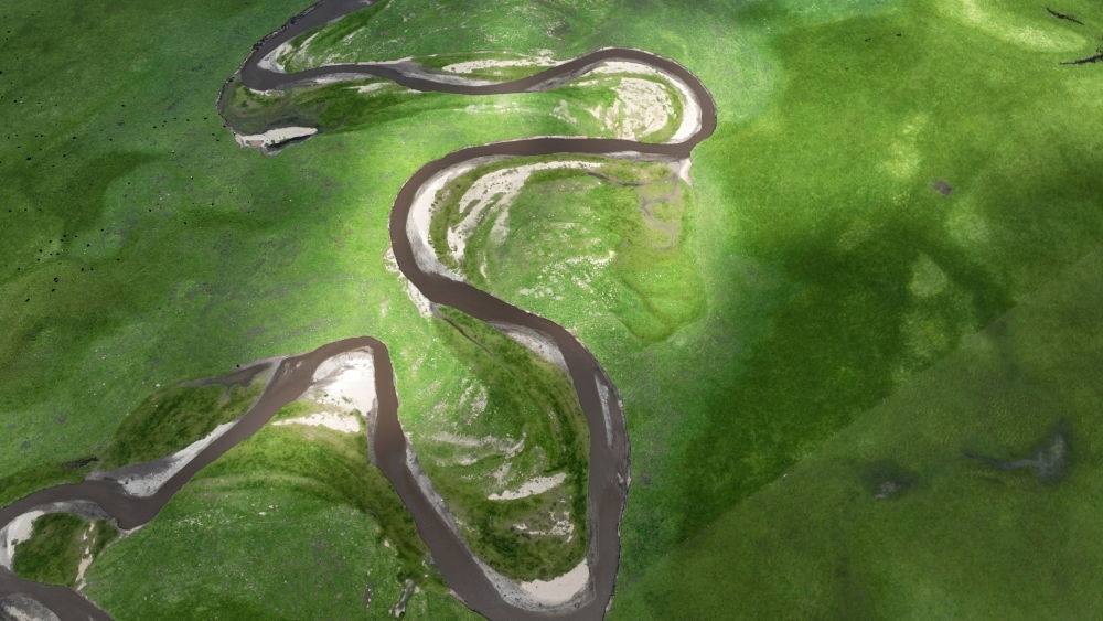 2023年7月6日在甘肅省甘南藏族自治州瑪曲縣拍攝的阿萬(wàn)倉(cāng)濕地景色（無(wú)人機(jī)照片）。瑪曲濕地占地562萬(wàn)畝，是黃河上游重要的水源涵養(yǎng)區(qū)和生態(tài)功能區(qū)，被譽(yù)為“黃河之腎”。