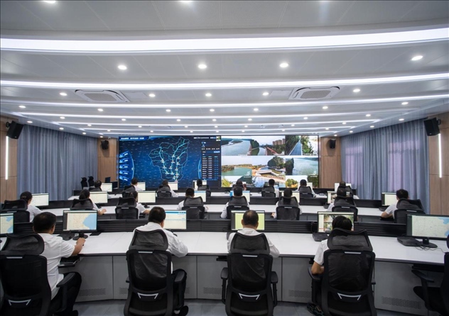 位山灌區(qū)智慧調(diào)度中心 。受訪者供圖