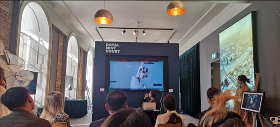 中英青年數(shù)字創(chuàng)意產(chǎn)學(xué)交流會現(xiàn)場。逸麟 攝