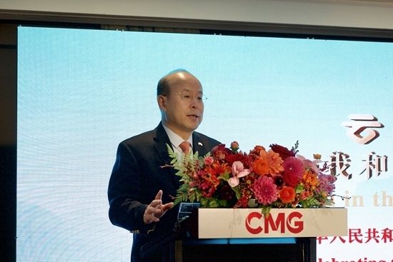 中國駐澳大利亞大使肖千出席活動并致辭。張舒惠攝