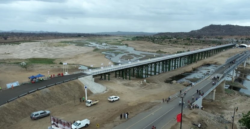 大橋全景。中交二公局第二工程有限公司供圖