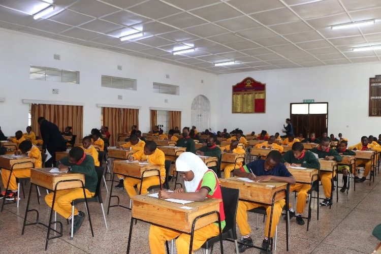 考場現(xiàn)場。埃格頓大學(xué)孔子學(xué)院供圖