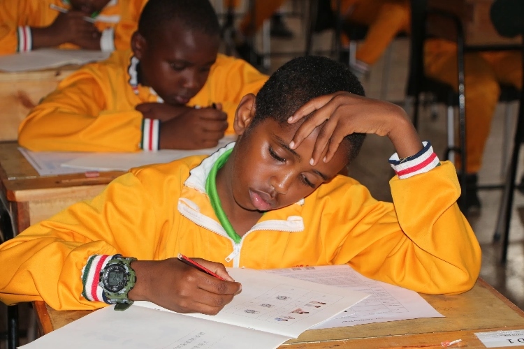 考場現(xiàn)場。埃格頓大學(xué)孔子學(xué)院供圖