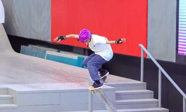 崔宸曦在比賽中。賽事組委會(huì)供圖