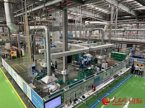 中企美的泰國(guó)工廠。人民網(wǎng)記者 簡(jiǎn)承淵攝