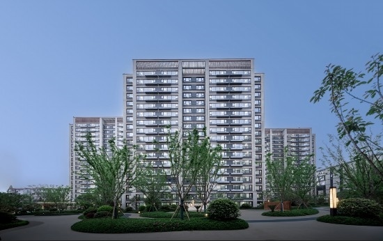 圖為改造后的中鐵臻庭小區(qū)整體外觀。王碩敏 攝