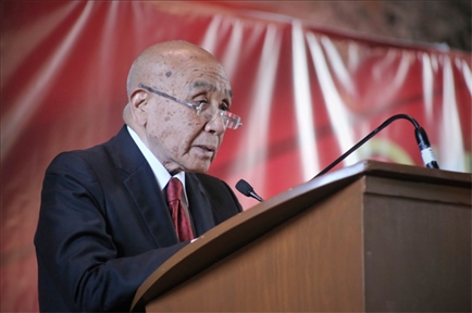 李子文致辭。主辦方供圖