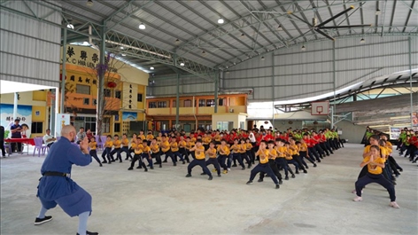 少林武術(shù)教學(xué)。主辦方供圖