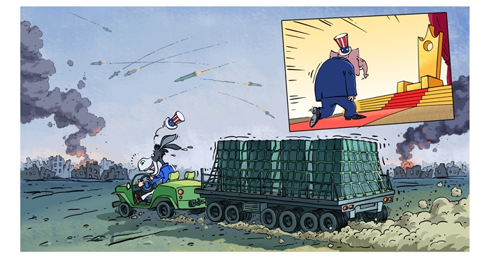 漫畫作者：馬宏亮（人民網(wǎng)版權(quán)圖片，未經(jīng)授權(quán)請勿轉(zhuǎn)載。）