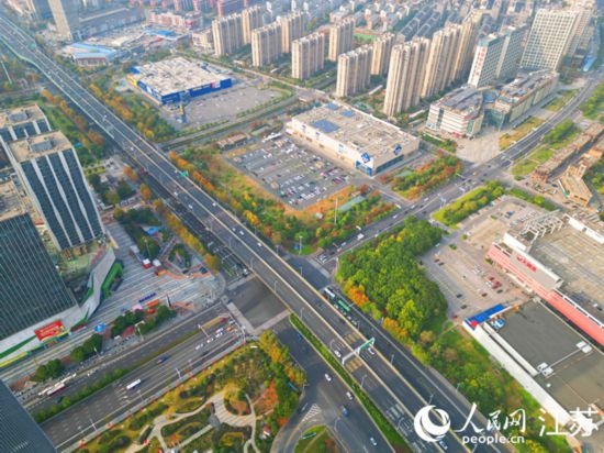 崇川區(qū)北大街便民商圈。人民網(wǎng)記者 王繼亮攝