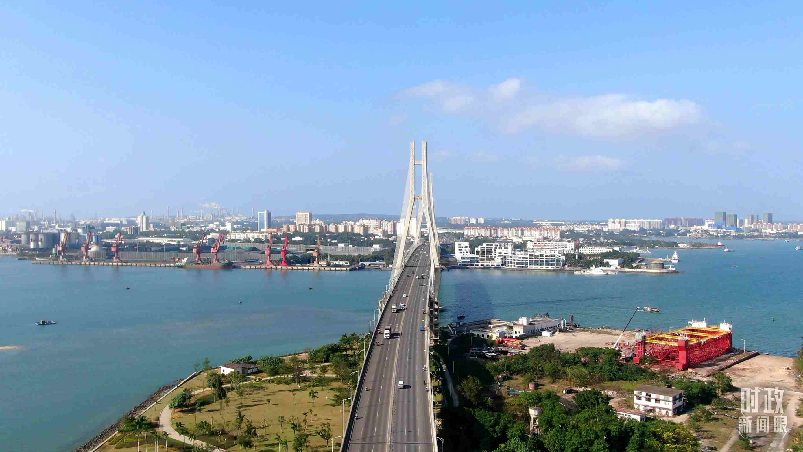 海南洋浦經(jīng)濟開發(fā)區(qū)。（總臺記者葉飛提供）