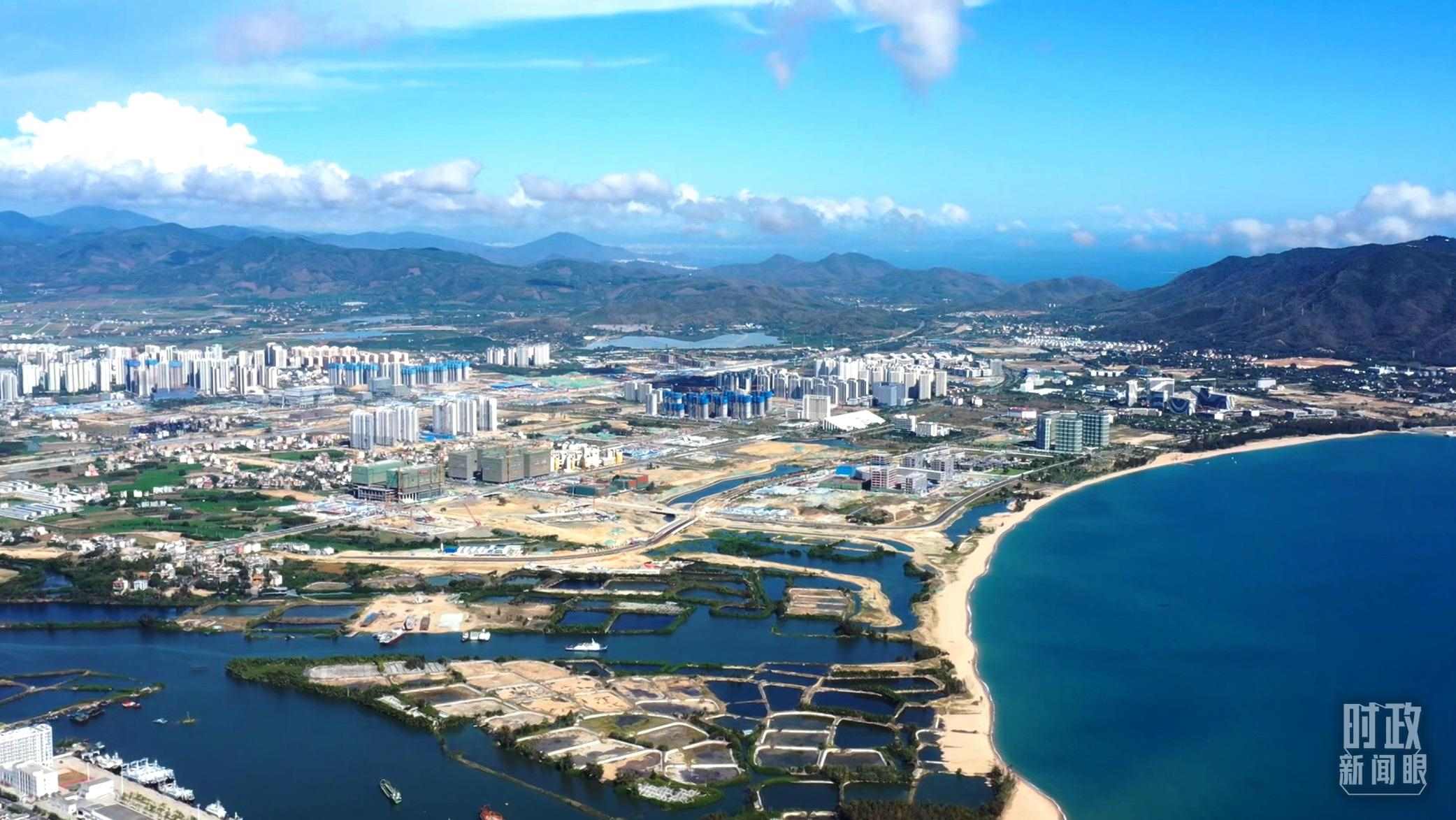 海南崖州灣科技城。（總臺記者張偉克拍攝）