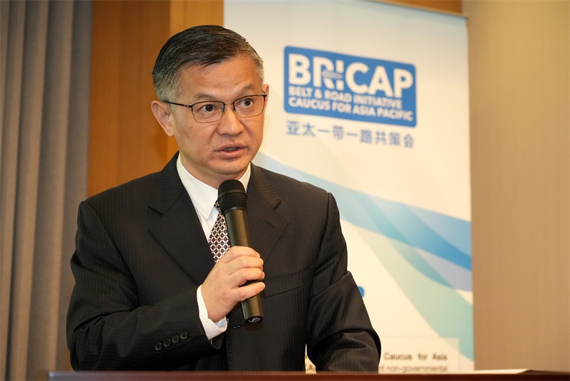 鄭學(xué)方作主旨演講。主辦方供圖