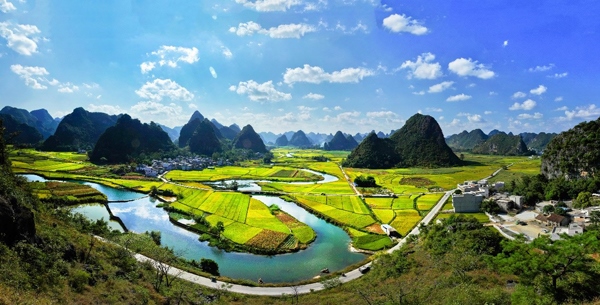 廣西天等都康田園風(fēng)光。主辦方供圖