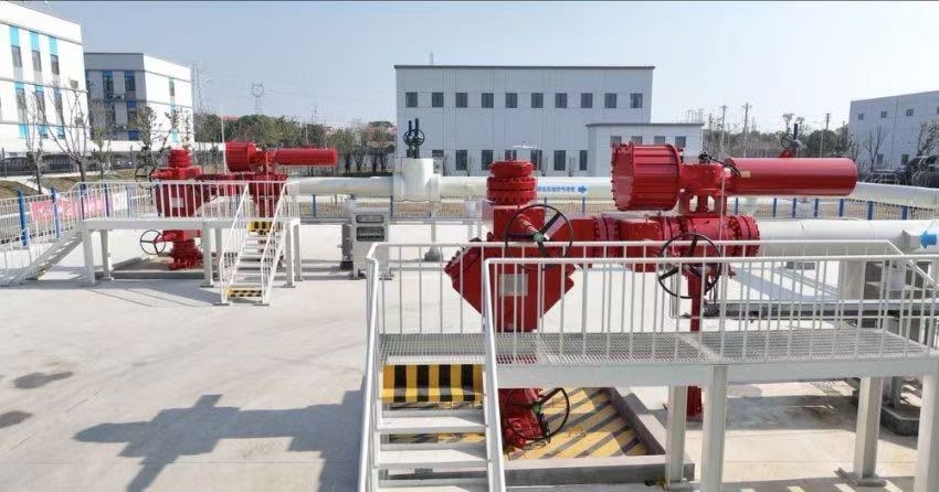 300兆瓦壓氣儲能示范工程鹽穴儲氣庫井場。受訪者供圖