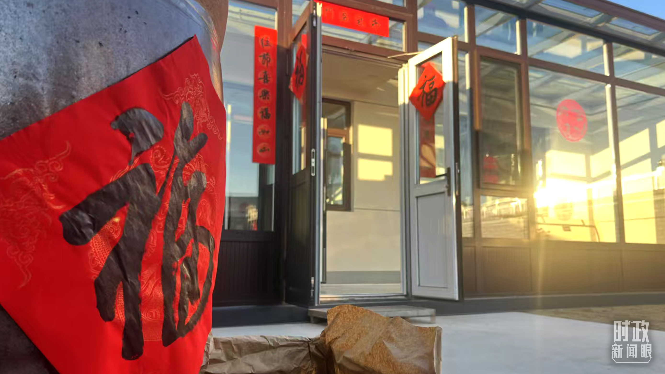 祝家溝村新居。（總臺(tái)央視記者李煒拍攝）