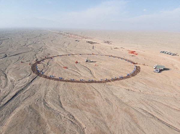 無(wú)線節(jié)點(diǎn)儀器檢測(cè)現(xiàn)場(chǎng)。受訪者供圖