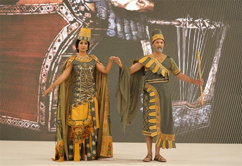 伊拉克時(shí)尚館舉辦的時(shí)裝展。伊拉克時(shí)尚館供圖