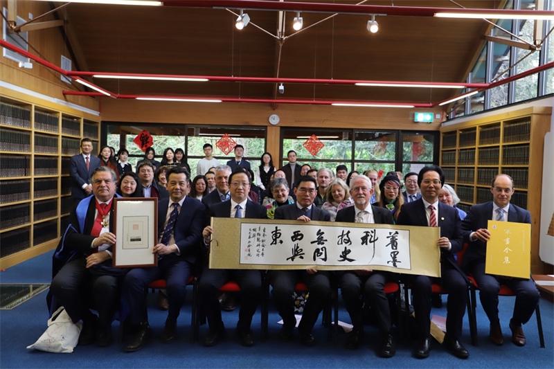 《宋畫全集》亮相劍橋大學(xué)李約瑟研究所。主辦方供圖