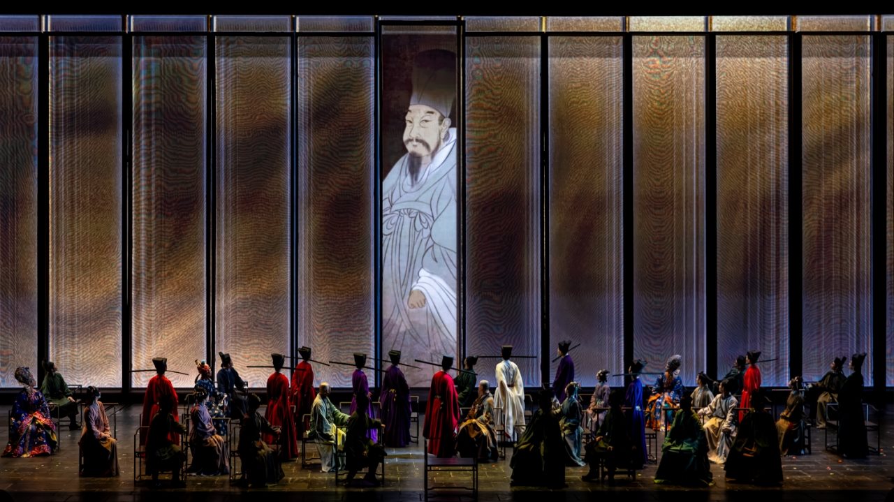 《蘇堤春曉》演出現(xiàn)場。國家話劇院供圖